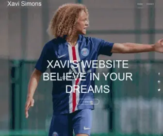 Xavisimons.com(Xavi Simons) Screenshot