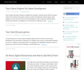 Xavixstore.com(Blow Out The Base Of Games & Technology) Screenshot