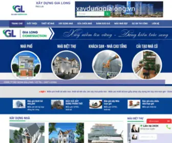 Xaydunggialong.net(Xây dựng Gia Long) Screenshot