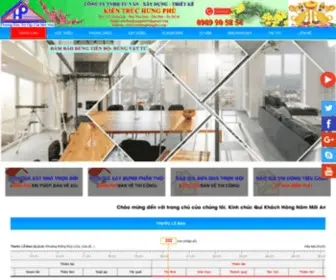 Xaydunghungphu.com(Báo giá xây thô trọn gói tphcm) Screenshot