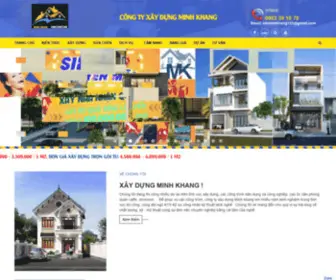 Xaydungminhkhang.com(CTy chuyên nhận thi công các công trình) Screenshot