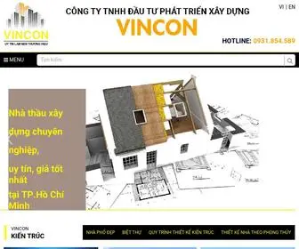 XaydungVincon.com(Nhà thầu xây dựng uy tín tphcm) Screenshot