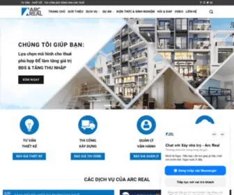 Xaynhatro.net(ARC REAL là Công ty Tư vấn) Screenshot