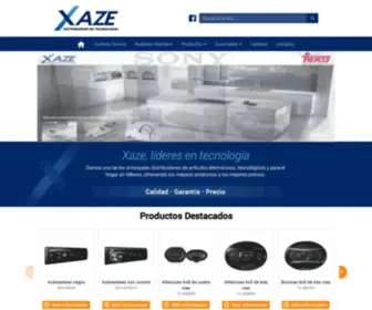 Xaze.com.mx(Distribuidor mayorista de electrónica) Screenshot