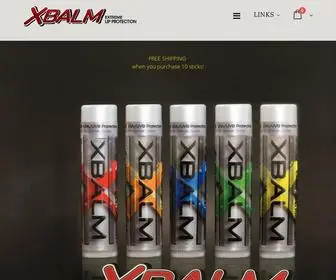 Xbalm.com(XBALM Online Store) Screenshot