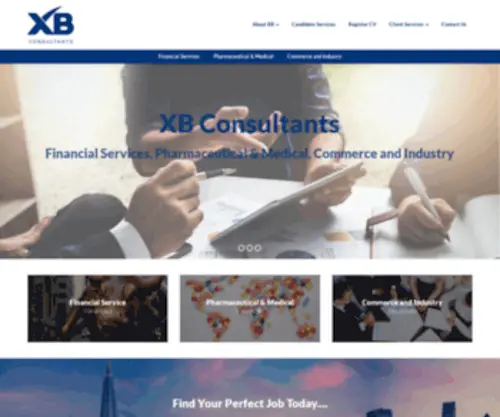 Xbconsultants.com(Executive headhunters for international recruitment XB consultants) Screenshot