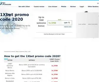 Xbet-Promo-Code.com Screenshot