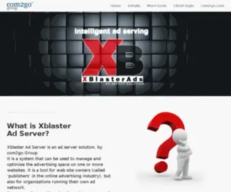 Xblasterads.com(Com2go Products) Screenshot
