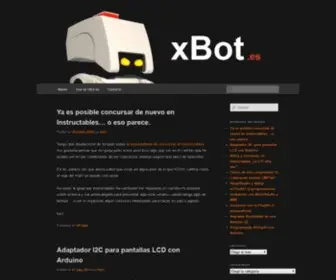 Xbot.es(Blog de robotica recreativa) Screenshot