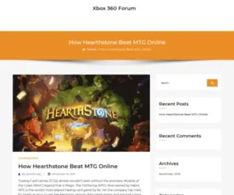 Xbox360Forum.com(Xbox 360 Forum) Screenshot