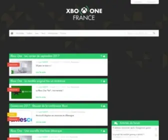 Xboxonefrance.com(Xbox One France) Screenshot