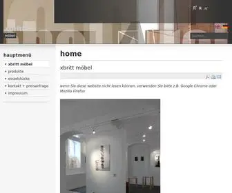 Xbritt.de(Xbritt Möbel) Screenshot