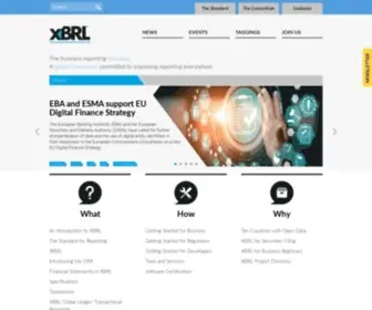 XBRL.org(XBRL) Screenshot
