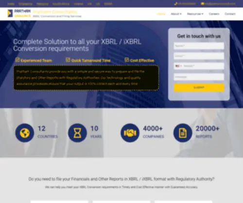 XBrlexperts.net(XBRL Conversion & XBRL Filing Services) Screenshot