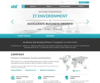 XBtholding.com(XBT Holding S.A) Screenshot