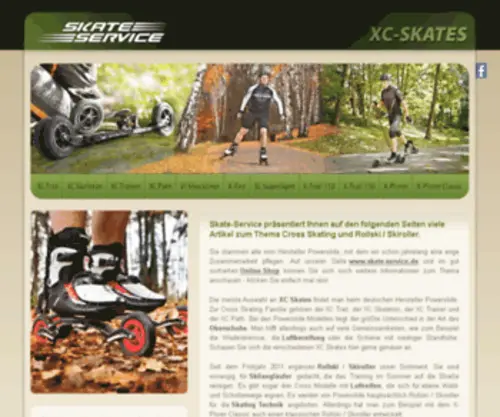XC-Skates.de(Powerslide Cross Skates) Screenshot