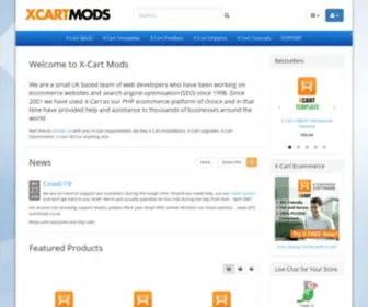 Xcartmods.co.uk(Xcart) Screenshot