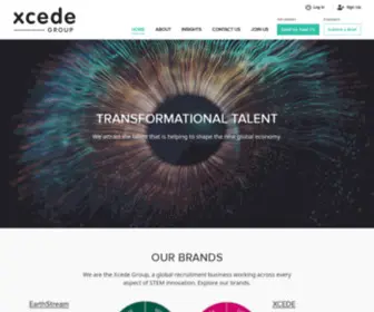 Xcedegroup.com(Global Recruitment) Screenshot