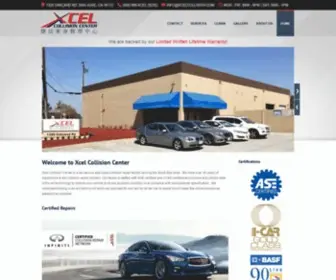 Xcelcollision.com(Xcel Collision Center) Screenshot