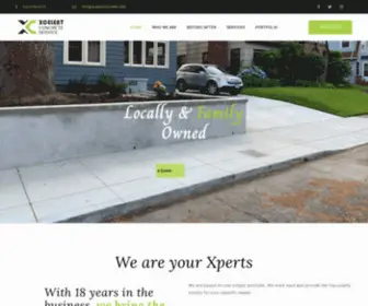 Xcelentconcrete.com(Company Portland) Screenshot