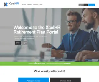 Xcelhr401Kportal.com(The XcelHR 401(k) Portal) Screenshot