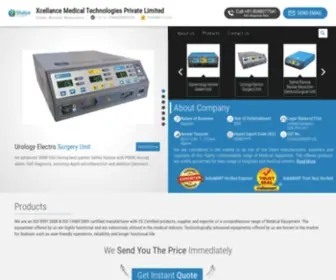 Xcellance.in(Xcellance Medical Technologies Private Limited) Screenshot