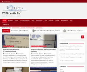 Xcellentis.com(Human cell culture) Screenshot