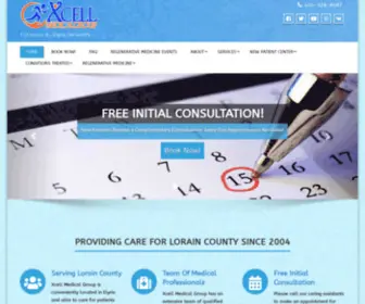 Xcellmedicalgroup.com(Xcell Medical Group) Screenshot