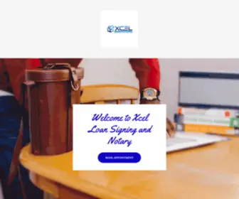 Xcelloansigning.com(Xcel loan signing and notary) Screenshot