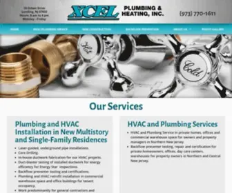 Xcelplumbinginc.com(Xcel Plumbing & Heating) Screenshot