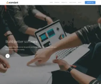 Xcendant.com(Software Development Company) Screenshot