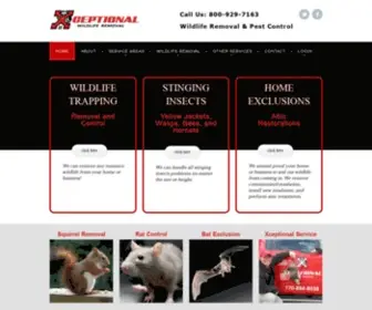 Xceptionalwildlife.com(Wildlife Removal Pest Control) Screenshot