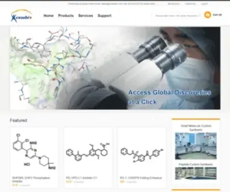 Xcessbio.com(Xcessbio Biosciences Inc) Screenshot