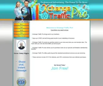 XchangetrafficPro.com(Xchange Traffic Pro) Screenshot