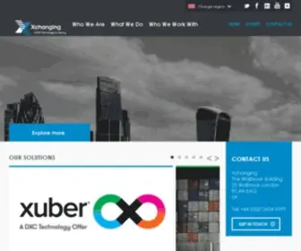 Xchanging.com(DXC Technology) Screenshot