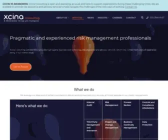 Xcina.co.uk(Risk Management Consulting) Screenshot