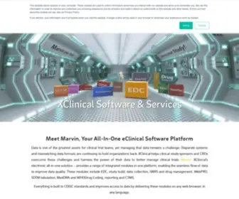 Xclinical.com(Your clinical trial at the next level) Screenshot