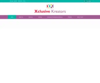 Xclusive-Kreators.com(Xclusive Kreators) Screenshot