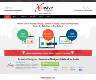 Xclusivedesigners.com(Xclusive Designers) Screenshot