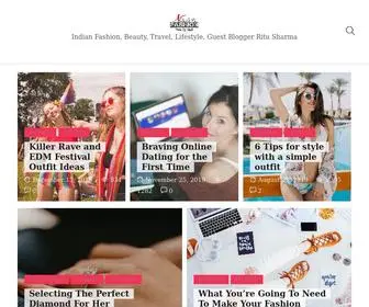 Xclusivefashionmeetslifestyle.com(Indian Fashion Blogger ritu sharma) Screenshot
