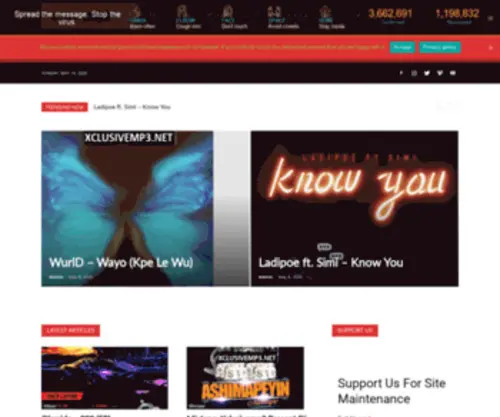 XclusiveMP3.net(Download Mp3) Screenshot