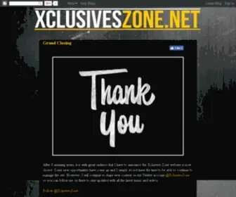 Xclusiveszone.net(Xclusives Zone) Screenshot