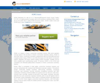 XCMGcranes.com(XCMG cranes for sale) Screenshot