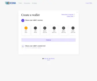 Xcoina.com(Create your website with blocks) Screenshot