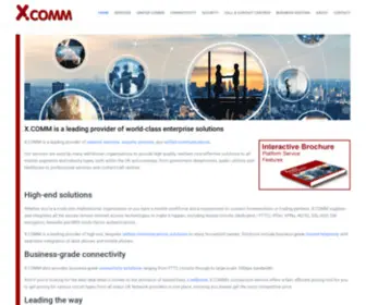 Xcomm.com(X.COMM is a leading provider of world) Screenshot