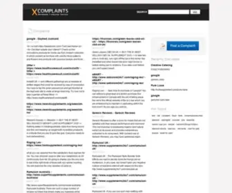 Xcomplaints.com(Xcomplaints) Screenshot
