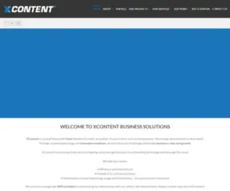 Xcontent.com(XContent Business Solutions (Pty) Ltd) Screenshot