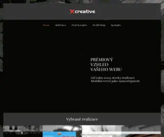 Xcreative.cz(Tvorba www stránek) Screenshot