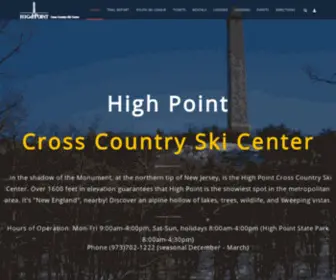 XCskihighpoint.com(High Point Cross Country) Screenshot