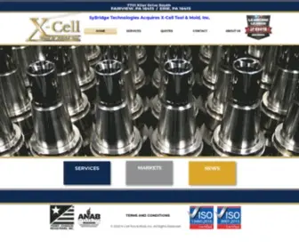 Xctam.com(Component manufacturing) Screenshot